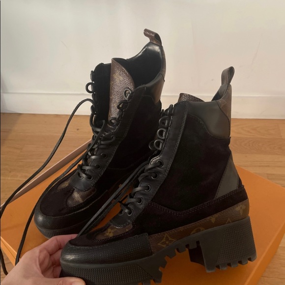Louis Vuitton laureate platform desert boots size 36.5 US 6.5. 100% authentic. - Picture 6 of 7